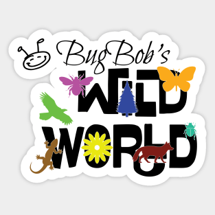 BugBob's WildWorld, 2 logos Sticker